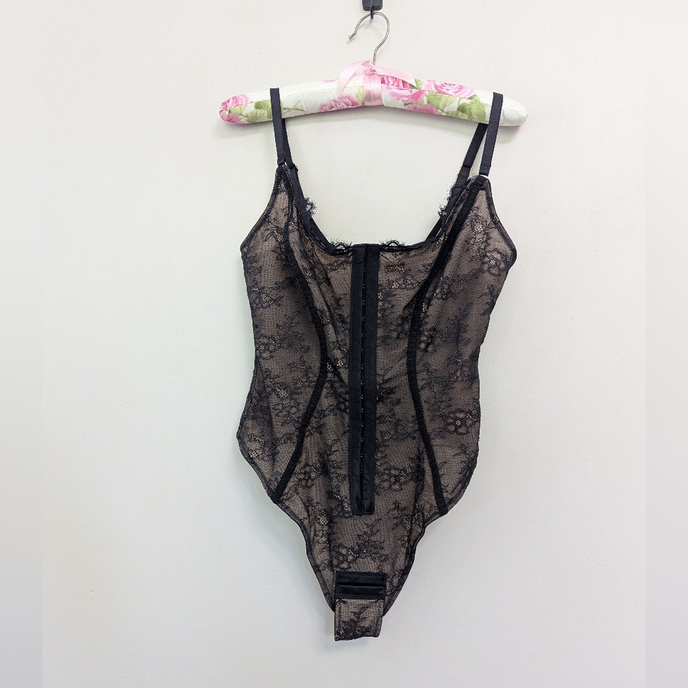 Shapellx Lace Thong Bodysuit Shapewear Corset‎